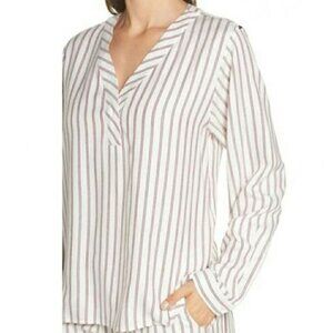 ED Ellen DeGeneres Stripe Pajama shirt‎ Size Medium